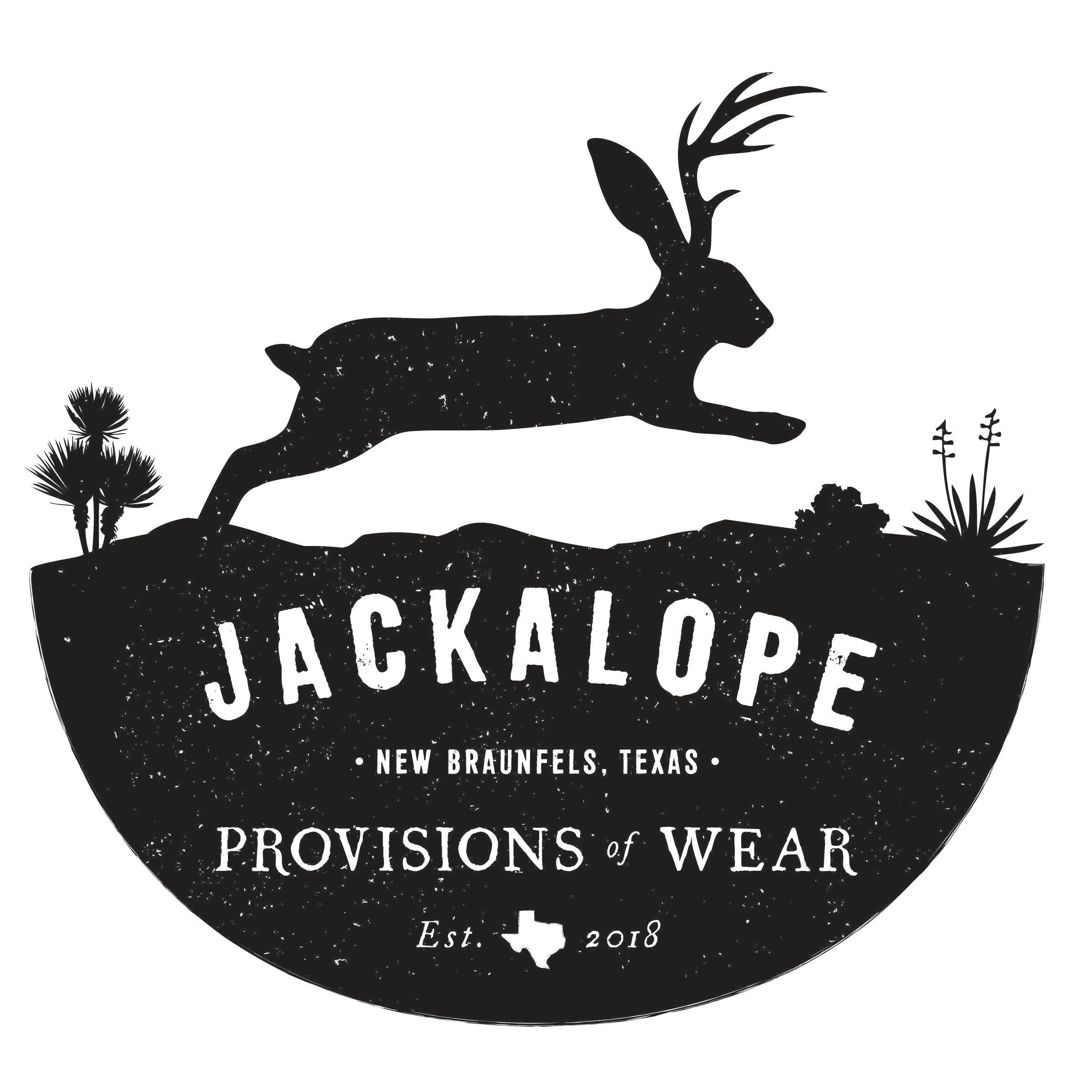 Jackalopes Silhouette Logo - Jackalope Provisions of Wear - New Braunfels Downtown