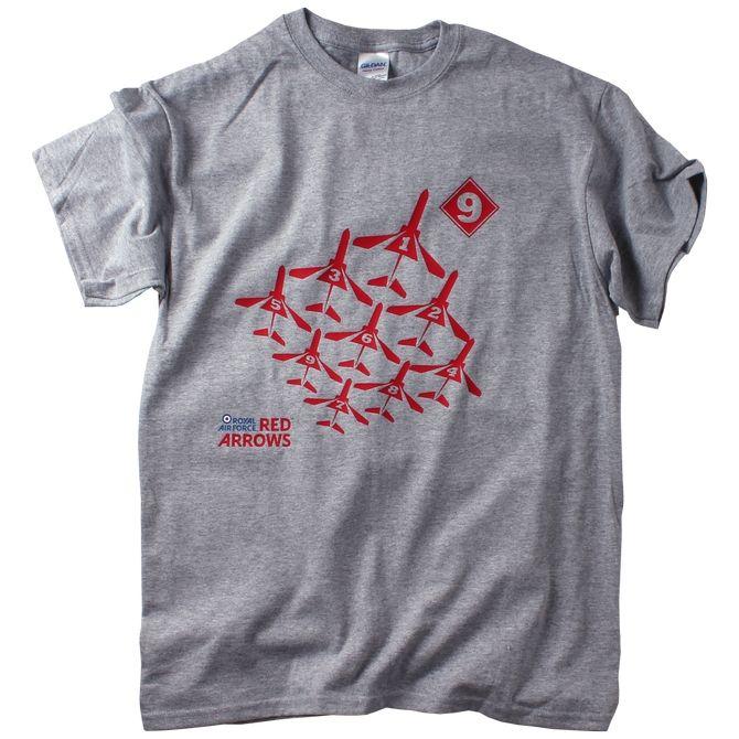 Red Arrow Clothing Logo - Official Red Arrows Childrens Diamond Nine T-Shirt