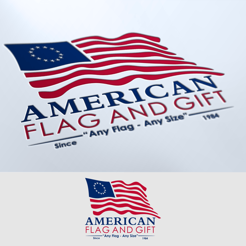 American Flag Logo - Design a new Logo for American Flag and Gift. Logo design contest