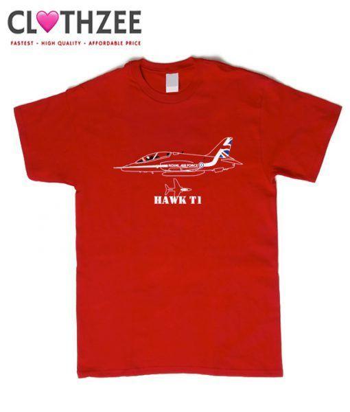 Red Arrow Clothing Logo - Aeroclassic Hawk T1 Red Arrows Design T-shirt | BEST DEAL T-SHIRT ...