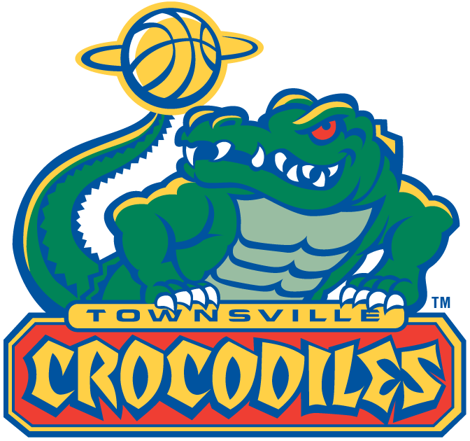 Crocodile Sports Logo - Townsville Crocodiles Primary Logo - NBL Australia (NBL-Aus) - Chris ...