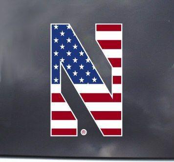 American Flag Logo - NORTHWESTERN N US FLAG DE | Becks Bookstore 14