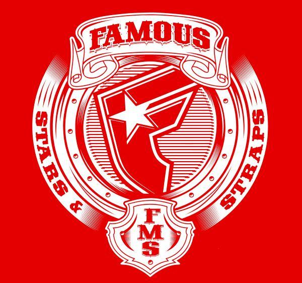 Red Famous Stars and Straps Logo - FAMOUS STARS & STRAPS on Behance