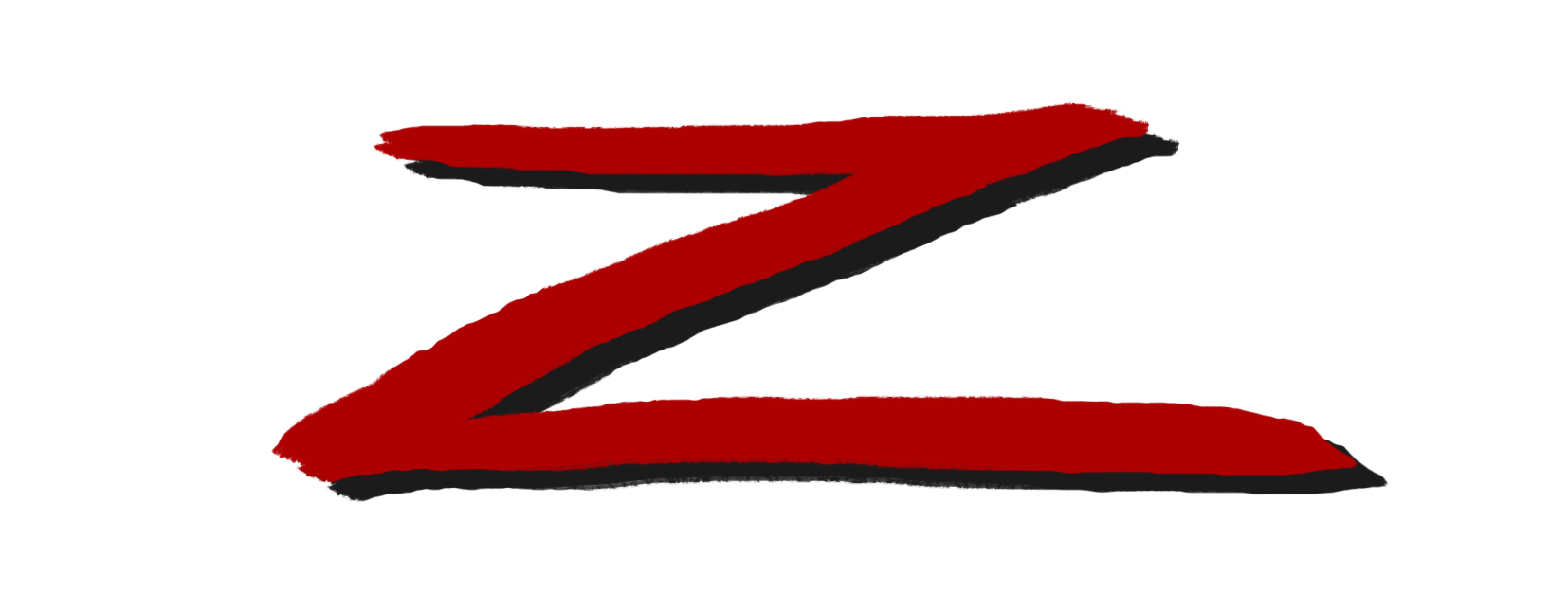Red Z Logo - Z red drop shadow