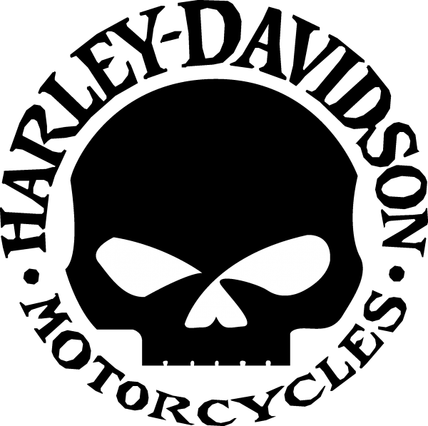 Round Skull Logo - Harley Davidson Skull Logo History & Bonus Wallpaper