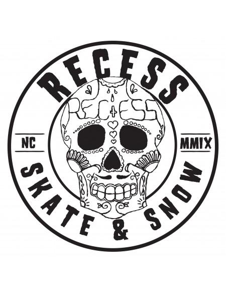 Round Skull Logo - Sticker - Recess Small Round Skull 3.5