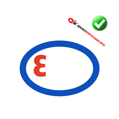 Red and Blue Oval Logo - Blue Oval With Red E Logo - Logo Vector Online 2019