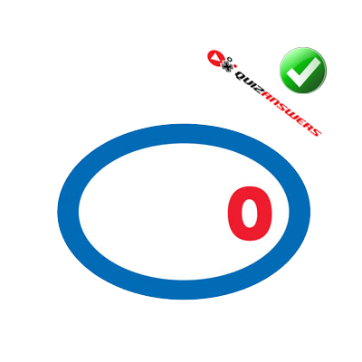 Blue Circle Red Letters Logo - Blue Oval With Blue Dot Logo - Logo Vector Online 2019