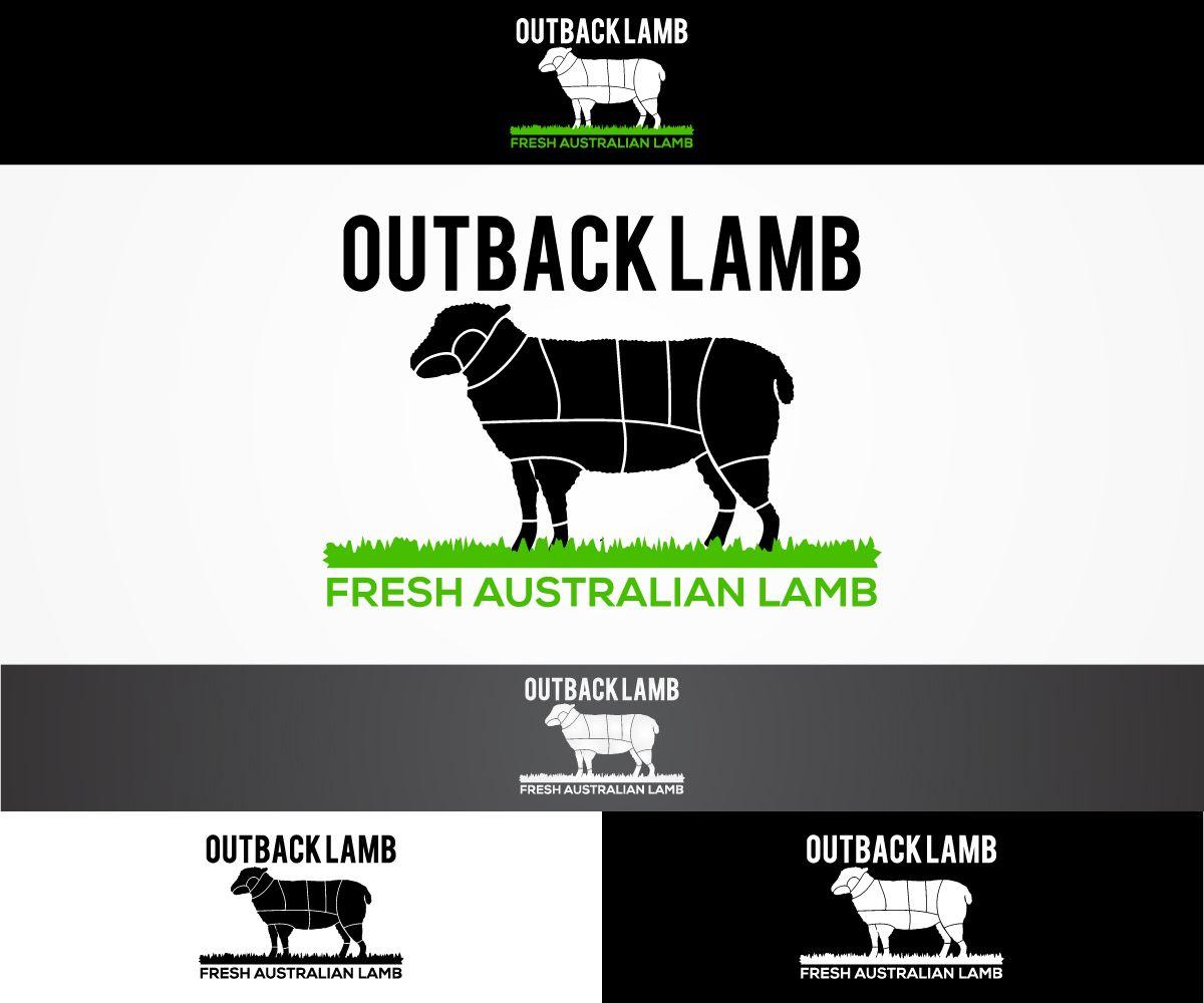 Australian Lamb Logo - Upmarket, Modern, Agriculture Logo Design for Outback Lamb/Fresh ...