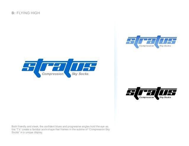 Flying Sock Logo - Stratus logo presentation