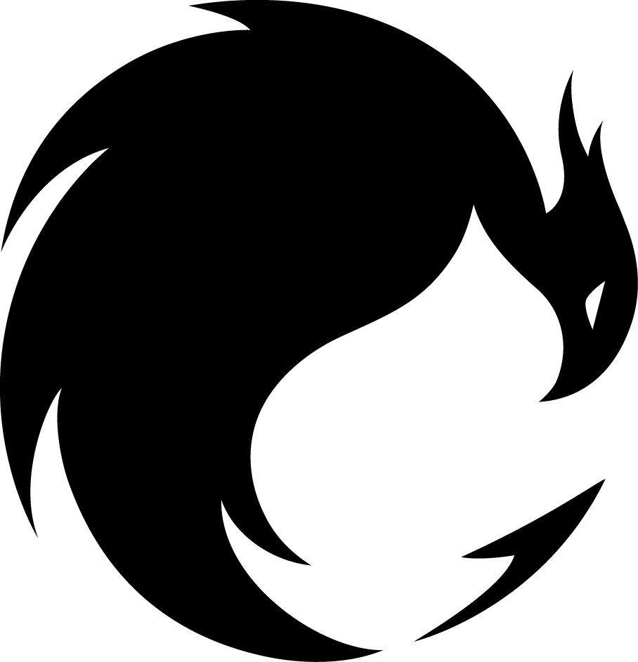 White Phoenix Logo - Sticker - Phoenix logo, Colour, Black, White | Diesel Phoenix