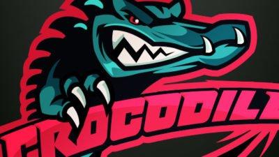 Crocodile Sports Logo - sports mascot design, team logo and esports brandingJmax sport