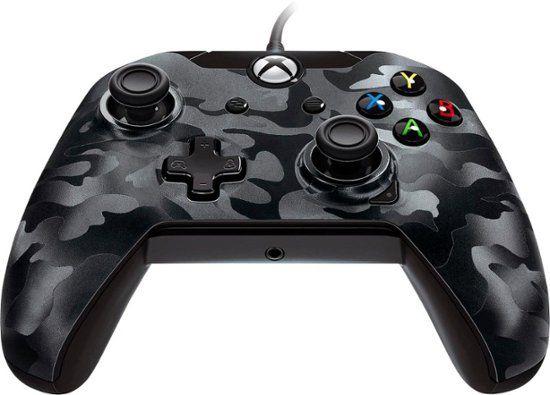 Camo Microsoft Logo - PDP Wired Controller for PC and Microsoft Xbox One Black 048-082-NA ...