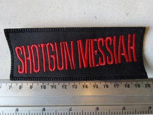Red Shotgun Logo - SHOTGUN MESSIAH - RED LOGO | Patches | Riffs Merchandise