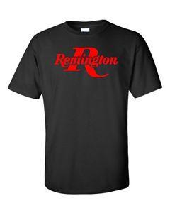 Red Shotgun Logo - Remington Red Logo T-Shirt 2nd Amendment Pro Gun Brand Tee Rifle ...