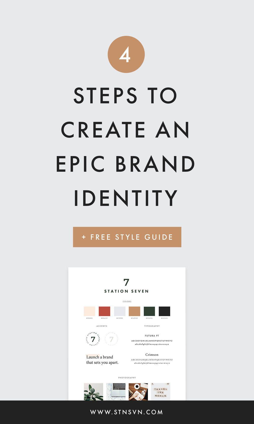 Epic Brand Logo - 4 Steps to Create an Epic Brand Identity + a Free Style Guide ...