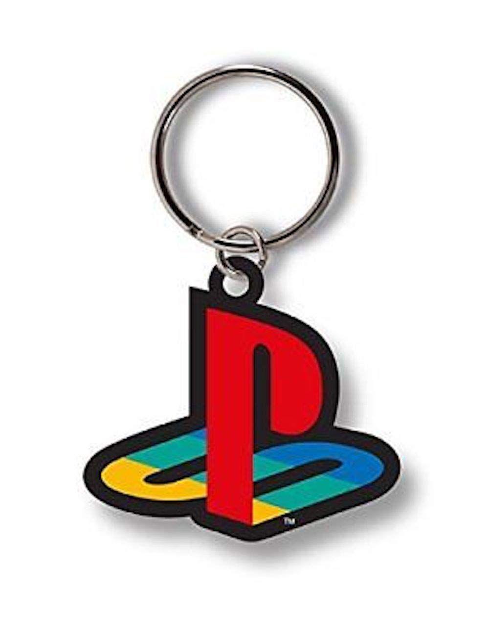 Sony PlayStation Logo - Sony Playstation Rubber Keyring (OS): Amazon.co.uk