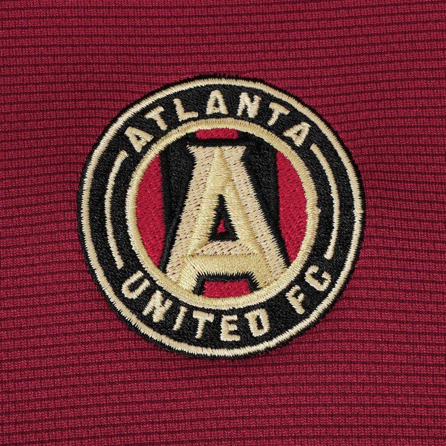 Red Shotgun Logo - Men's Atlanta United FC Columbia Red Shotgun Quarter-Zip Pullover Jacket