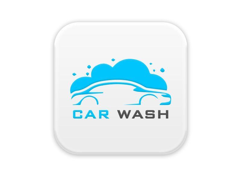 Cars App Logo - Car Wash App Icon. Mobile UI Examples. App icon, App Icon Design