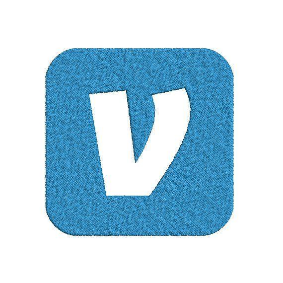 Venmo Logo - Instant Download Machine Embroidery Design Venmo Logo | Etsy