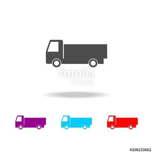 Cars App Logo - cargo van icon. Elements of cars in multi colored icons. Premium