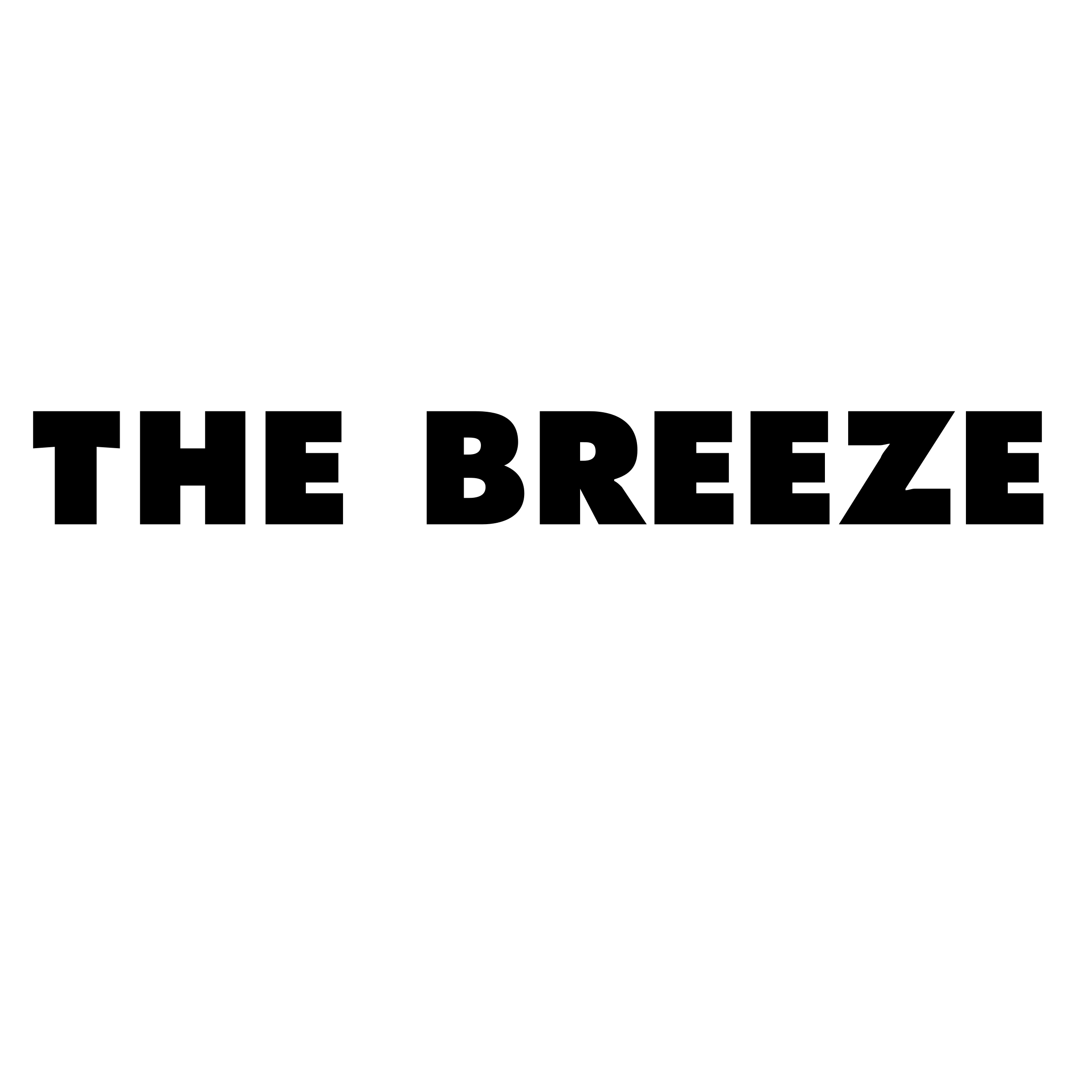 Black Breeze Logo - The Breeze Logo PNG Transparent & SVG Vector - Freebie Supply