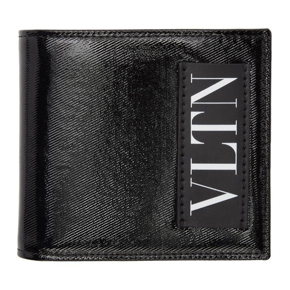 Valentino Garavani Logo - Valentino Black Valentino Garavani Logo Bifold Wallet YGWRPE