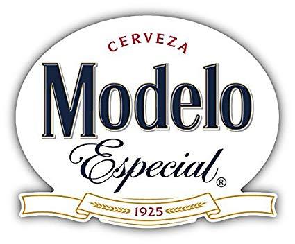 Mexican Beer Logo - Modelo Cerveza Especial Mexican Beer Drink Car Bumper