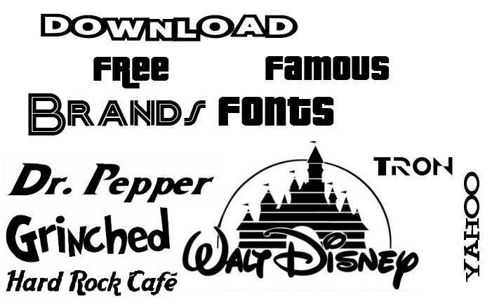 Most Recognized Brand Logo - Download Most Famous Brand Logo fonts [Freebies] - Lava360