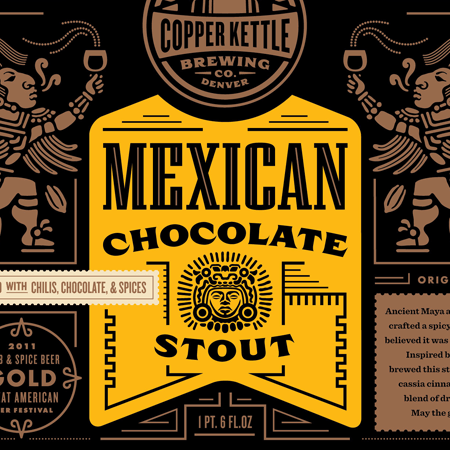 Mexican Beer Logo - Copper Kettle Mexican Chocolate Stout. Oh Beautiful Beer