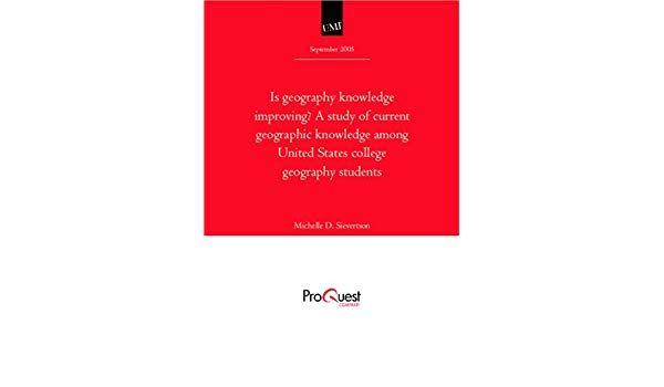 Red and White Geographic Logo - Is geography knowledge improving? A study of current geographic