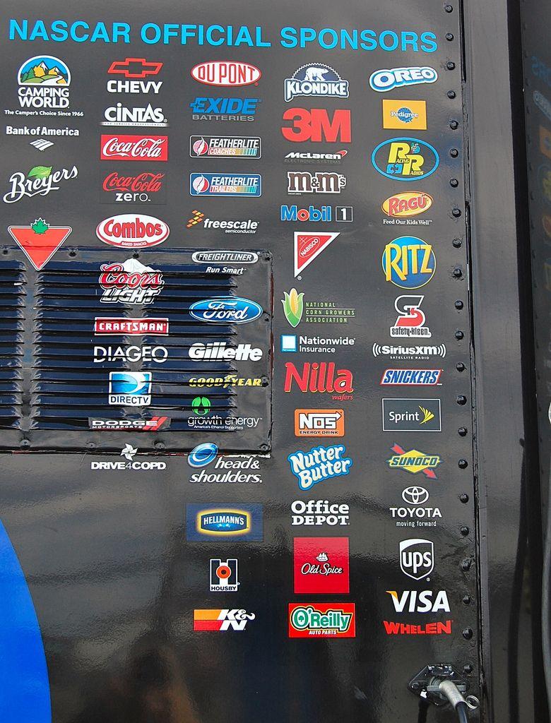 Official NASCAR Sponsors Logo - NASCAR OFFICIAL SPONSORS | CANDID1PHOTO | Flickr