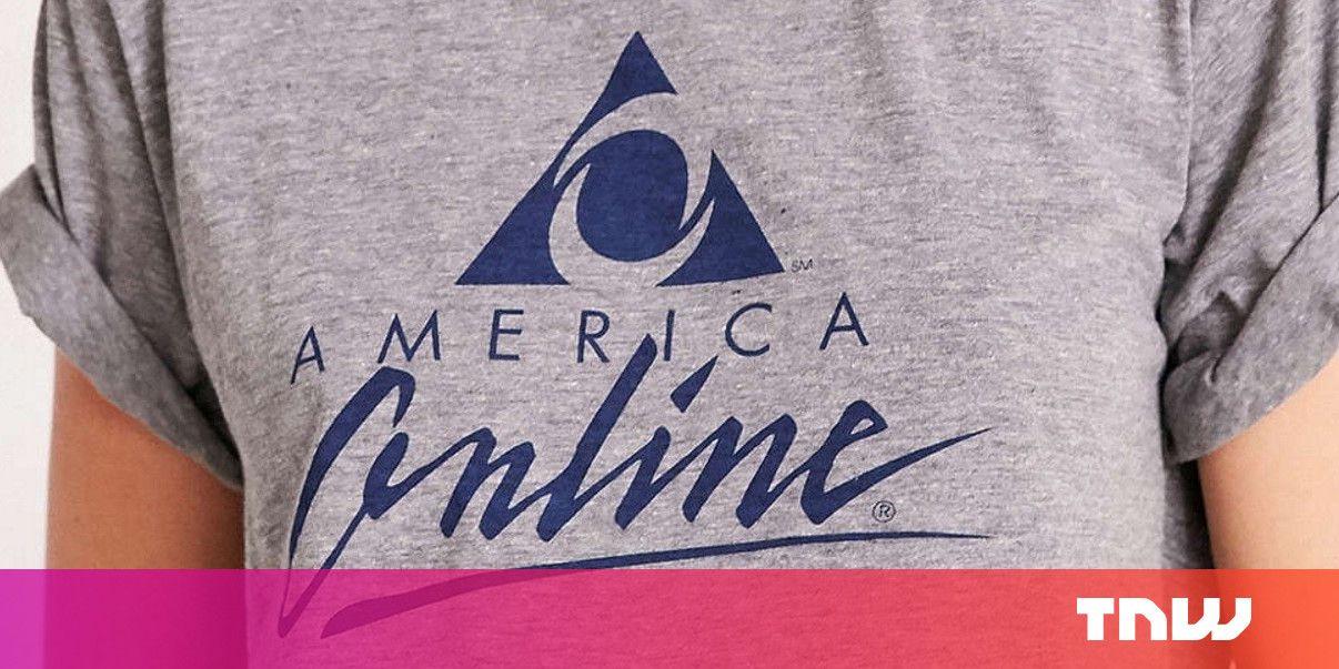 AOL Triangle Logo - Urban Outfitters hawks the AOL shirt no one asked for