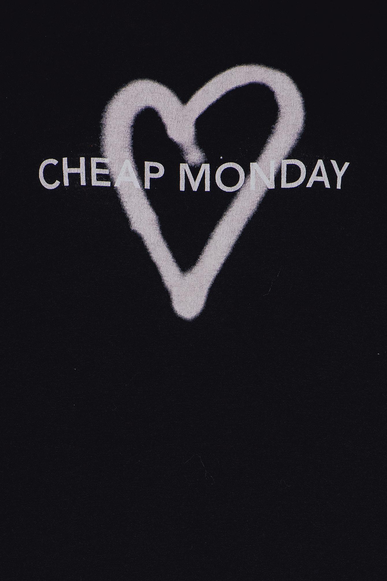 Black Breeze Logo - Cheap Monday Breeze Love Logo Tee in Black - Lyst