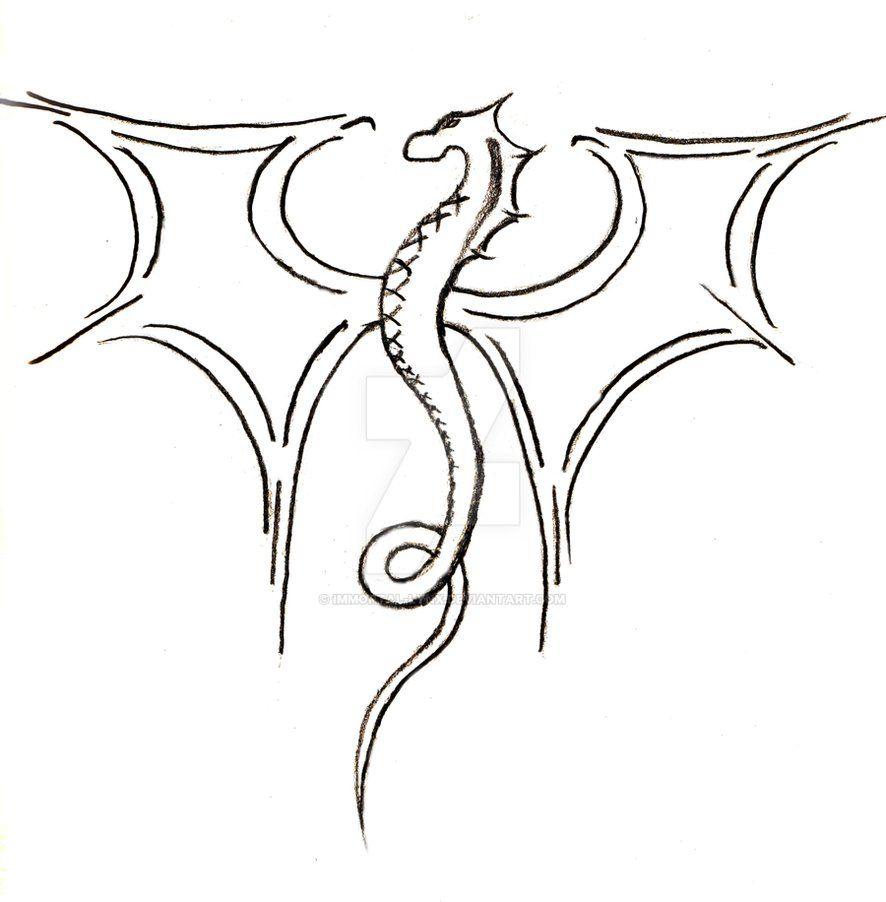 Flying Dragon Logo - Flying Dragon Logo by Immortal-Lynx on DeviantArt