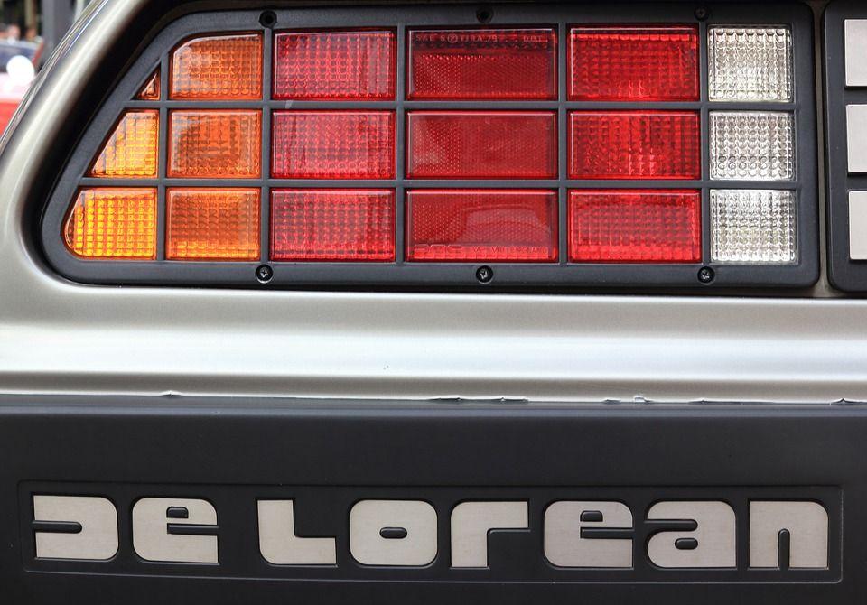 DMC DeLorean Logo - Free photo Dmc Sports Logo Delorean Lights Rear Lorean Car - Max Pixel