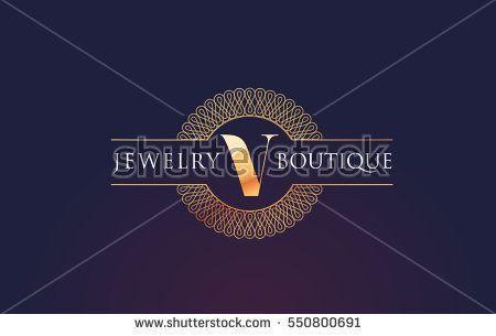 Blue and Gold V Logo - V Letter Logo. Luxury Gold V Logo with Monogram and Circular Golden ...