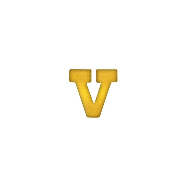 Blue and Gold V Logo - Gold V Device