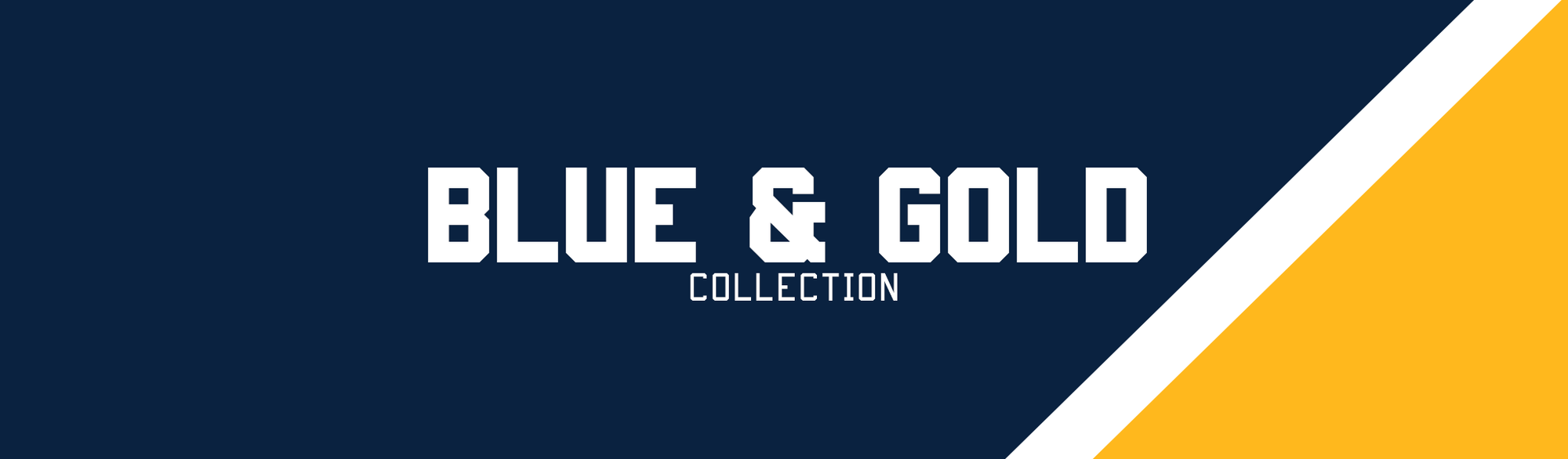 Blue and Gold V Logo - Blue & Gold Collection | The Shop Indy