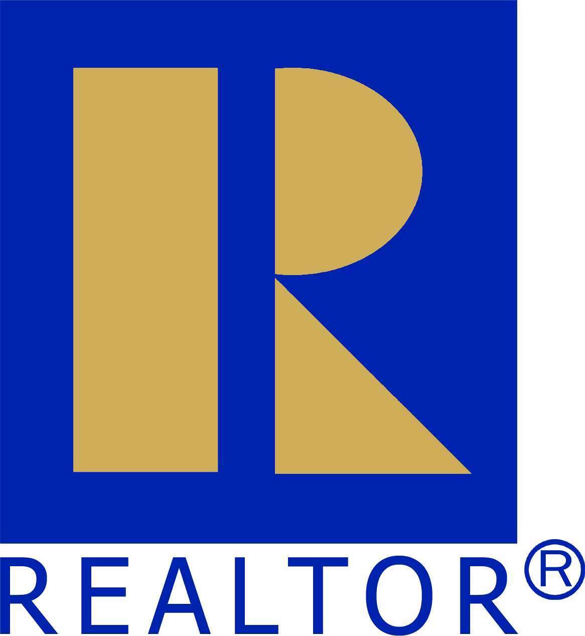 Blue and Gold V Logo - REALTOR Logos