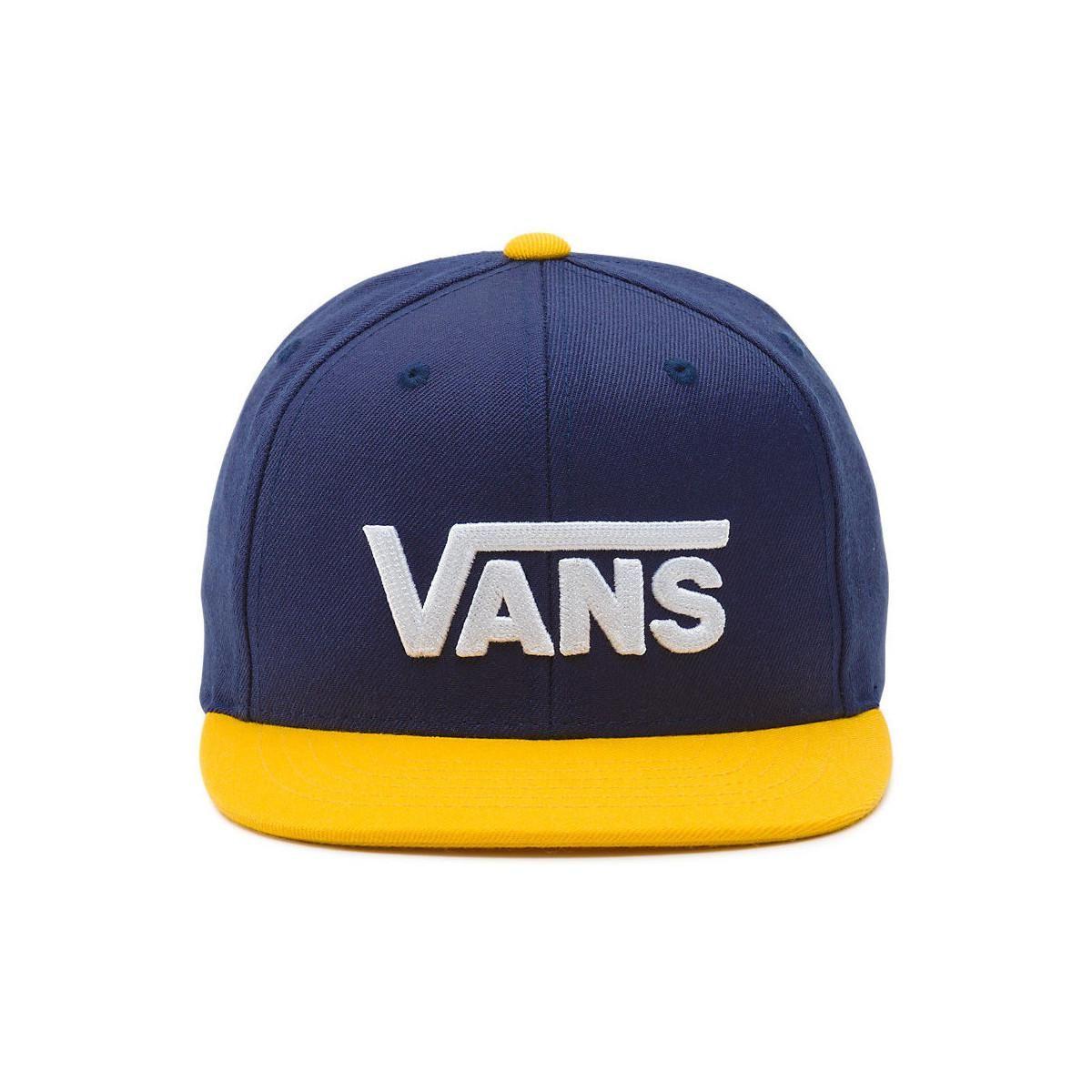 Blue and Gold V Logo - Vans Drop V Snapback Hat (dress Blues Old Gold) Men's Cap In Blue in ...