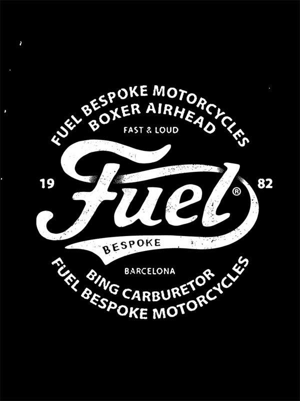 Vintage Motorcycle Logo - Logo Design for Fuel Motorcycles