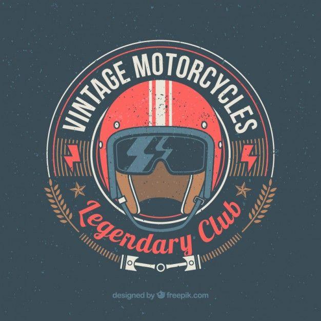 Vintage Motorcycle Logo - Vectors of Motorcycles. Free Vector Graphics