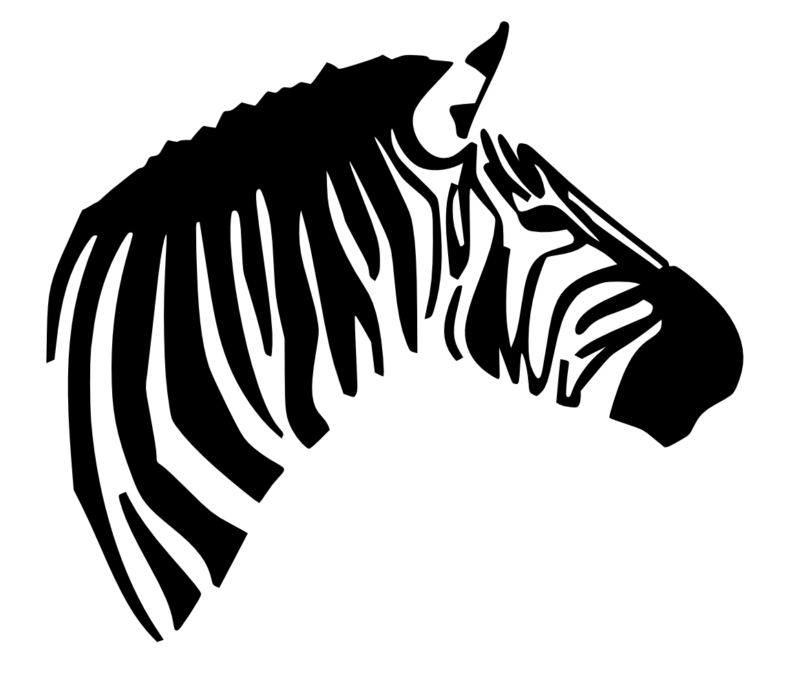 Zebra Head Logo - zebra printer repair 1 logo