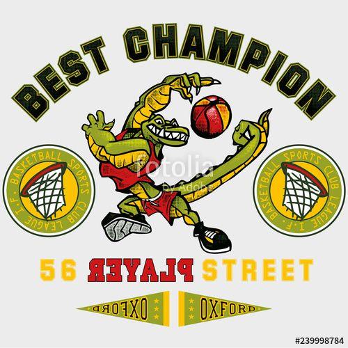 Crocodile Basketball Logo - Crocodile Basketball Player Stock Image And Royalty Free Vector