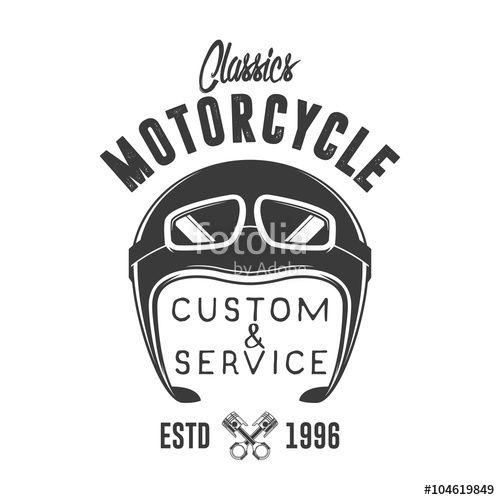 Vintage Motorcycle Logo - Vintage Motorcycle Badge Stock Image And Royalty Free Vector Files