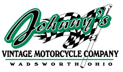 Vintage Motorcycle Logo - Vintage Bike Parts. Johnny's Vintage Motorcycle Company