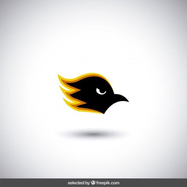 Bird Head Logo - Angry bird head logo Vector