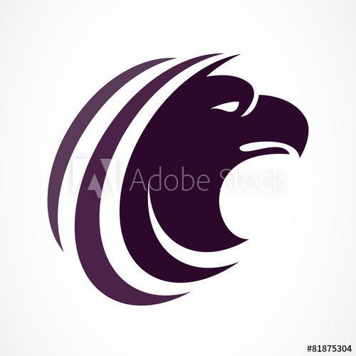 Bird Head Logo - Vector logo design template. Bird head silhouette icon. Business