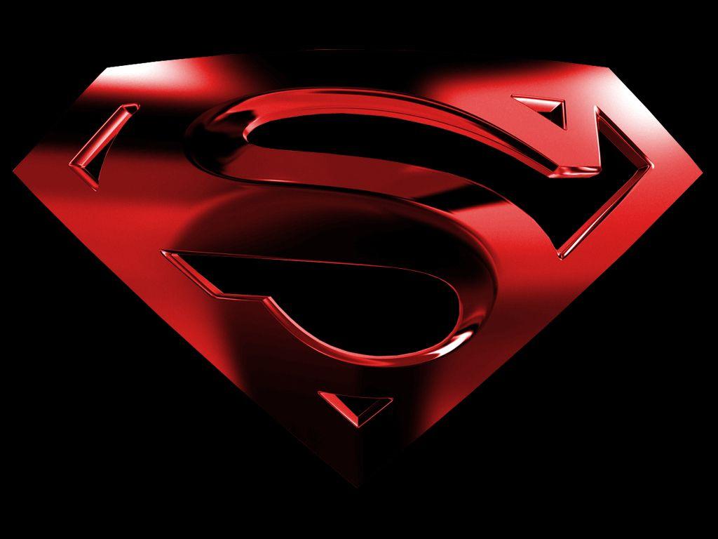 Black and Red Superhero Logo - Black superman Logos